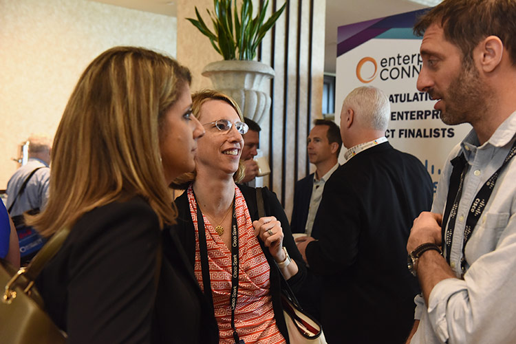 Attendees Networking at Enterprise Connect 2017